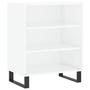 vidaXL Př&iacute;born&iacute;k b&iacute;l&yacute; s vysok&yacute;m leskem 57x35x70 cm kompozitn&iacute; dřevo