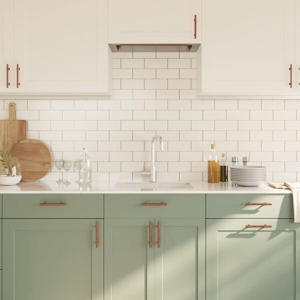 vidaXL N&aacute;bytkov&eacute; &uacute;chytky 10 ks bronzov&eacute; 96 mm nerezov&aacute; ocel