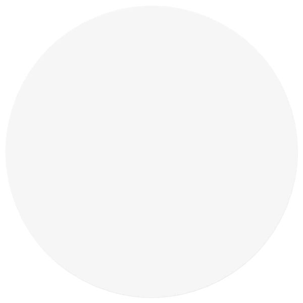 vidaXL Samolepka 12 pcs B&iacute;l&aacute; &Oslash; 20 x 0,5 mm Pap&iacute;r