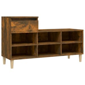 vidaXL Botn&iacute;k kouřov&yacute; dub 102x36x60 cm kompozitn&iacute; dřevo