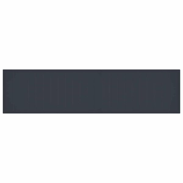 vidaXL Zahradn&iacute; j&iacute;deln&iacute; souprava s pol&scaron;t&aacute;ři 17 pcs Antracit PP