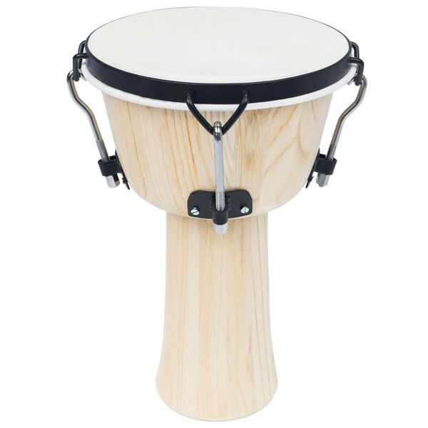 vidaXL Buben Djembe s kolíkovým laděním 25 cm kozí kůže
