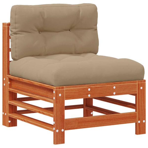 vidaXL Zahradn&iacute; lounge set 6 pcs Voskově Hněd&aacute; Masivn&iacute; borovice