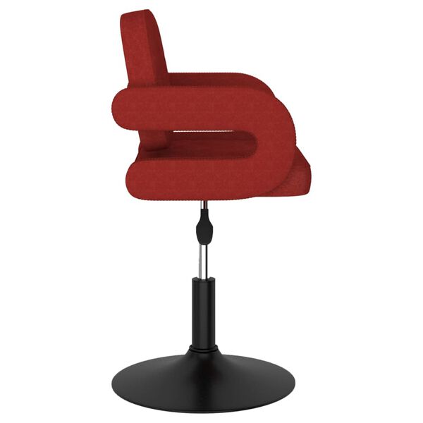 vidaXL Otočn&aacute; j&iacute;deln&iacute; židle v&iacute;nov&aacute; textil