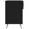 vidaXL Botník černý 102 x 35 x 55 cm kompozitní dřevo