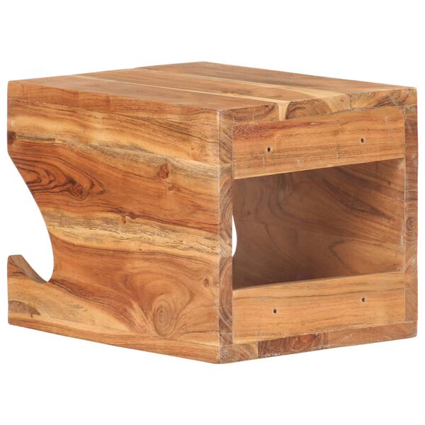 vidaXL Nástěnný držák na kolo 35 x 25 x 25 cm masivní akáciové dřevo