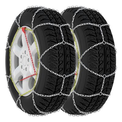 vidaXL Sněhové řetězy na pneumatiky 2 ks 16 mm SUV 4x4 velikost 450