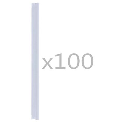 vidaXL 100 ks klipy na panelovou stínicí pásku PVC průhledné
