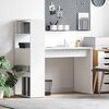 vidaXL Stůl s policí Bílá 113 x 54 x 120 cm kompozitní dřevo