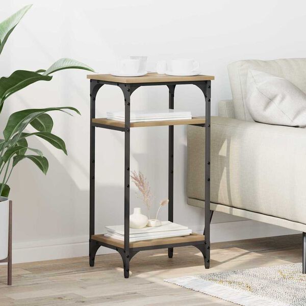 vidaXL Bočn&iacute; stůl Artisanov&yacute; dub 40 x 30 x 75 cm kompozitn&iacute; dřevo