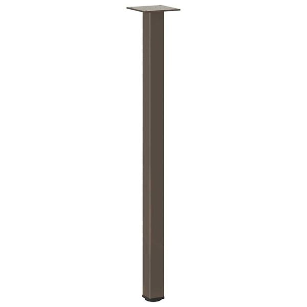 vidaXL Nohy konzolov&eacute;ho stolku 4 ks př&iacute;rodn&iacute; ocel 72-74 cm ocel