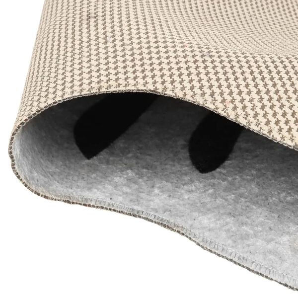 vidaXL Koberec čern&yacute; a b&iacute;l&yacute; 120 x 170 cm zebř&iacute; vzor prateln&yacute;