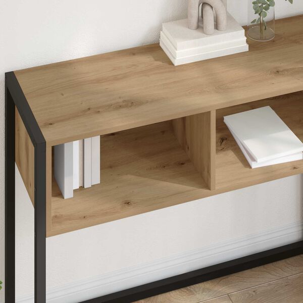 vidaXL Odkl&aacute;dac&iacute; stolek Uměleck&yacute; dub 100 x 36 x 75 cm kompozitn&iacute; dřevo