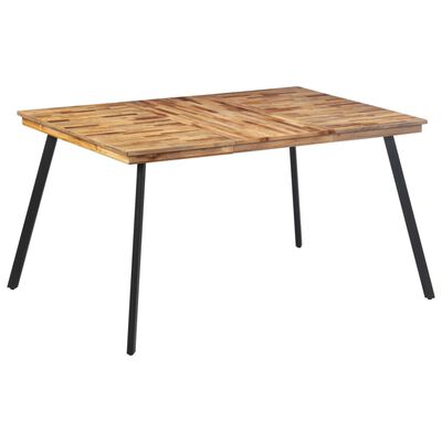 vidaXL Jídelní stůl 148 x 97 x 76 cm masivní teakové dřevo