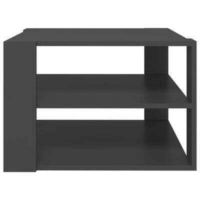 vidaXL Konferenční stolek šedý 60 x 60 x 40 cm dřevotříska