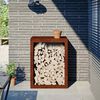vidaXL Stojan na palivov&eacute; dřevo 60x40x80 cm povětrnostně odoln&aacute; ocel