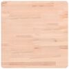 vidaXL Stoln&iacute; deska 50 x 50 x 1,5 cm čtvercov&aacute; masivn&iacute; bukov&eacute; dřevo