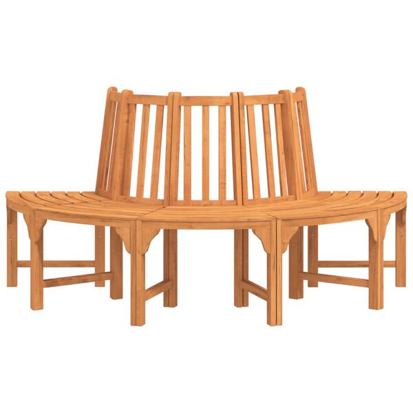 vidaXL Půlkruhov&aacute; lavice kolem stromu &Oslash; 208 cm masivn&iacute; eukalyptus