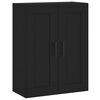 vidaXL Skř&iacute;ň highboard čern&aacute; 69,5 x 34 x 180 cm kompozitn&iacute; dřevo