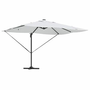 vidaXL Slunečn&iacute;k 352 x 251 x 265 cm Polyester a hlin&iacute;k P&iacute;skov&aacute;