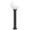vidaXL Sloupkov&eacute; sv&iacute;tidlo 80 cm čern&eacute; IP44