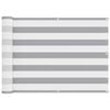 vidaXL Balkonov&aacute; clona Světle &scaron;ed&aacute; a b&iacute;l&aacute; 75 x 200 cm