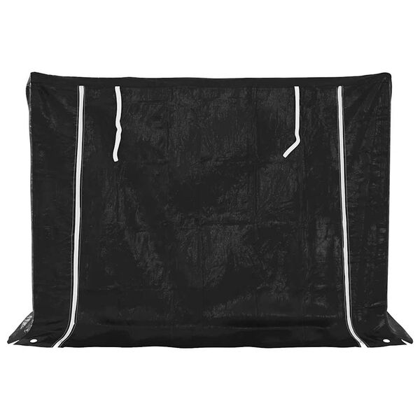 vidaXL Stojan na palivové dřevo s krytem 151x80,5x110,5 cm