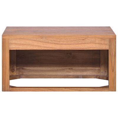 vidaXL Nástěnná koupelnová skříňka 60x45x30 cm masivní teakové dřevo