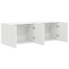 vidaXL TV wall cabinet 2 pcs B&iacute;l&aacute; 59,5 x 31 x 40 cm kompozitn&iacute; dřevo