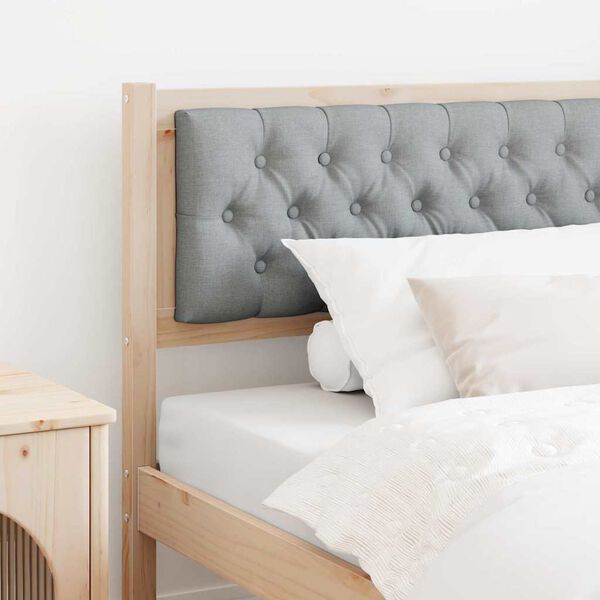 vidaXL Čelo postele Jiný Hnědá a světlá šedá 100 cm