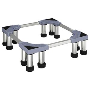 vidaXL Podstavec pod pračku &Scaron;ed&aacute; 67 x 67 x 21,5 cm Nerezov&aacute; ocel