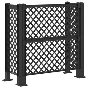 vidaXL Odpadkov&yacute; trel&aacute;ž Antracitov&aacute; 123 x 47 x 114 cm PP