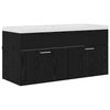 vidaXL Koupelnov&aacute; skř&iacute;ň Čern&yacute; dub 100 x 38,5 x 46 cm Kompozitn&iacute; dřevo