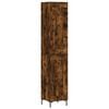 vidaXL Skř&iacute;ň highboard kouřov&yacute; dub 34,5 x 34 x 180 cm kompozitn&iacute; dřevo