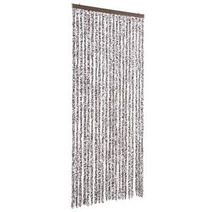 vidaXL Z&aacute;věs proti hmyzu hněd&yacute; a b&eacute;žov&yacute; 90 x 220 cm Chenille
