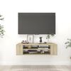 vidaXL Z&aacute;věsn&aacute; TV skř&iacute;ňka dub sonoma 100 x 30 x 26,5 cm dřevotř&iacute;ska