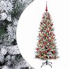 vidaXL Uměl&yacute; v&aacute;nočn&iacute; stromek s v&aacute;nočn&iacute;mi koulemi 150 cm 150 LED
