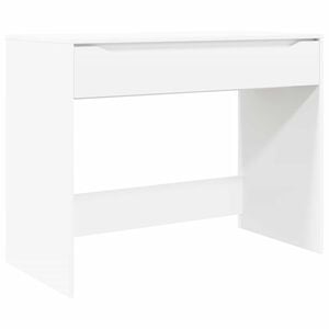 vidaXL Stůl se z&aacute;suvkou B&iacute;l&yacute; 100 x 50 x 78 cm Dřevěn&yacute; materi&aacute;l