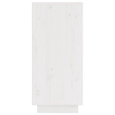 vidaXL Příborníky 2 ks bílé 31,5 x 34 x 75 cm masivní borové dřevo