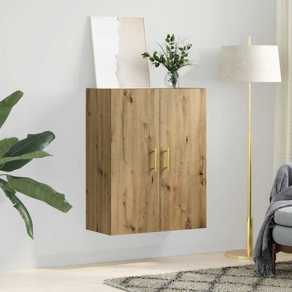 vidaXL N&aacute;stěnn&aacute; skř&iacute;ňka N&aacute;stěnn&yacute; Artisanov&yacute; dub 69,5 x 34 x 90 cm