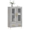 vidaXL Skř&iacute;ň highboard &scaron;ed&aacute; sonoma 69,5 x 31 x 115 cm kompozitn&iacute; dřevo