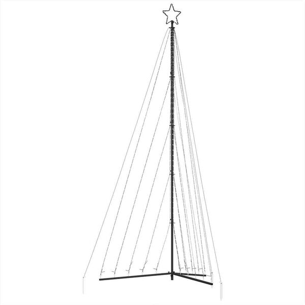 vidaXL LED v&aacute;nočn&iacute; stromek 570 barevn&yacute;ch LED diod 399 cm