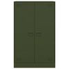vidaXL Příborník olivově zelený 67 x 39 x 107 cm ocel