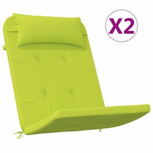 vidaXL Pol&scaron;t&aacute;ře na židle 2 ks Oxford l&aacute;tka Jasně zelen&aacute;