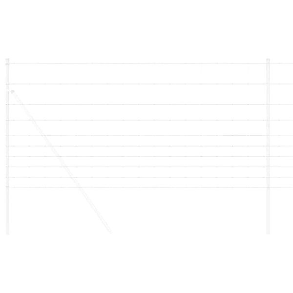 vidaXL Pastevn&iacute; plot Stř&iacute;brn&aacute; 25 x 1,2 m Pozinkovan&aacute; ocel