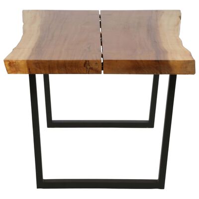 vidaXL Konferenční stolek z masivního dřeva suar 102 x 56 x 41 cm