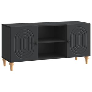 vidaXL Televizn&iacute; skř&iacute;ň Čern&aacute; 102 x 34,5 x 50 cm Kompozitn&iacute; dřevo