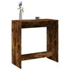 vidaXL Barov&yacute; stůl kouřov&yacute; dub 102 x 50 x 103,5 cm kompozitn&iacute; dřevo