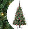 vidaXL Uměl&yacute; Skl&aacute;dac&iacute; V&aacute;nočn&iacute; Strom Zelen&aacute; 120 cm PVC a kov