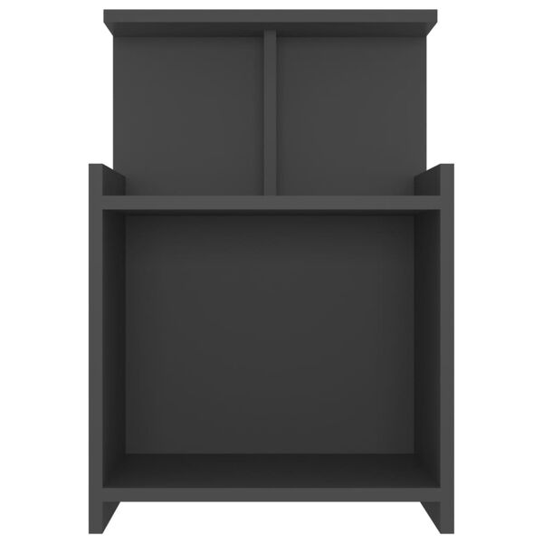 vidaXL Nočn&iacute; stolky 2 ks &scaron;ed&eacute; 40 x 35 x 60 cm dřevotř&iacute;ska